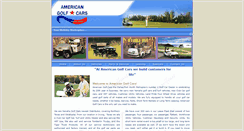 Desktop Screenshot of amgolfcars.com